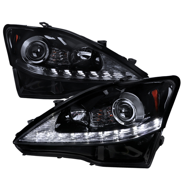 Spec-D Tuning 06-09 Lexus Is250 LED Projector Headlight 2LHP-IS25006G-TM